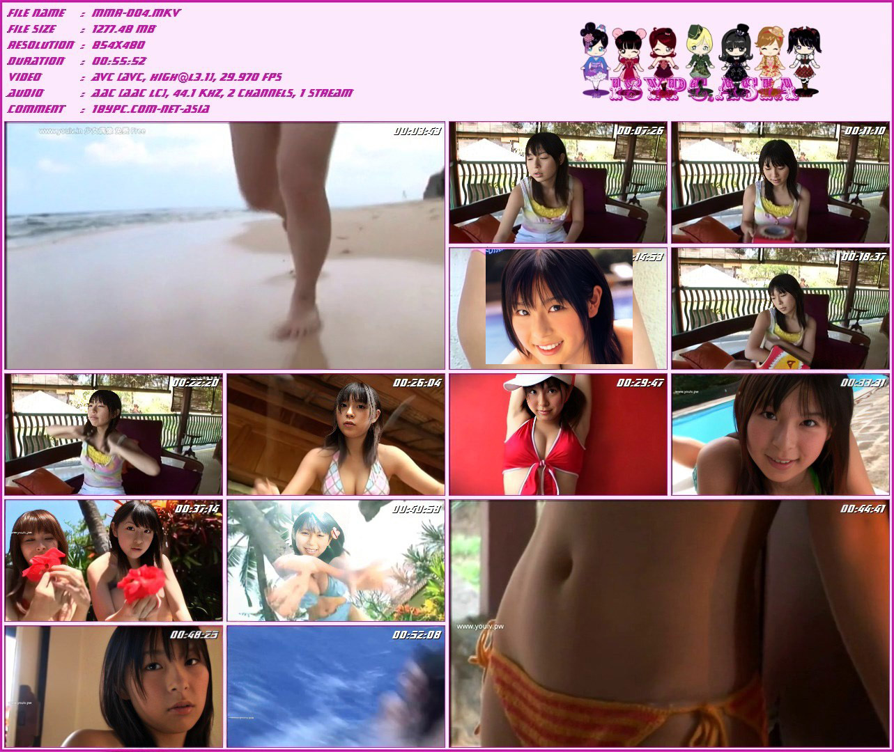 MMR-004 Saya Hikita – ONE,角川書店発刊の雑誌g-girlのファン投票で準グランプリに選ばれた、疋田紗也チャンの新作DVDが遂に発売!!Fカップの大胆Bodyと癒し系不思議キャラが魅力の紗也ちゃんが、バリ島の開放的な気候に気持ちも水着露出も大ハッスル!!その過激さはFカップのバストが今にも水着からこぼれ落ちてしまいそう…。肝試しのシーンではあまりの怖さに号泣(撮影不能)してしまうなどイメージ以外でも見どころ満載!!スペシャル特典としてg-girlのグランプリで審査員特別賞を受賞した芹澤まこちゃんとのWイメージも収録!!