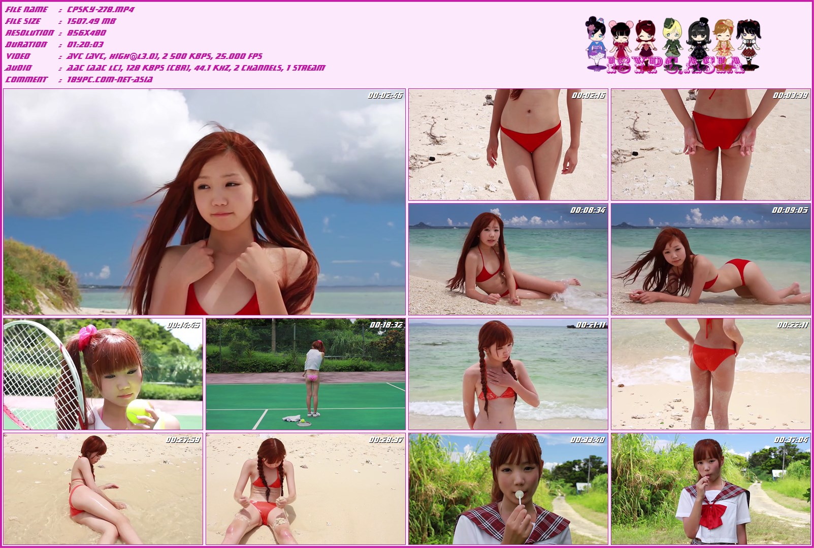 CPSKY-278 Yuka Oohashi - (aidoru movie) RbA,ミスアテナ 2012年 Vol.11 大橋優花  - ミスアテナとは、 DVDで行うティーンアイドル専門の美少女コンテスト。 第1回の2012のエントリーは、発売順に9月 芹沢南(AOS)10月 森谷まりん、 (DokiDoki☆ドリームキャンパスメンバー)高岡未來(AOS)、末永みゆ、加藤育実、大空舞(DokiDoki☆ドリームキャンパスメンバー) 安藤穂乃果 藤野志穂、長澤遥香(キラポジョ))大橋優花 宮沢春香、神道 美花の全12タイトル、 現役でCDデビューをして活躍中のライブアイドルを多く含む。また、 TVランク王国のDVD売上集計では月間全国売上ベスト10に入る上連タレントも多く含む。 2013年1月末までの売上を集計して、グランプリを発表する予定。 
発売: